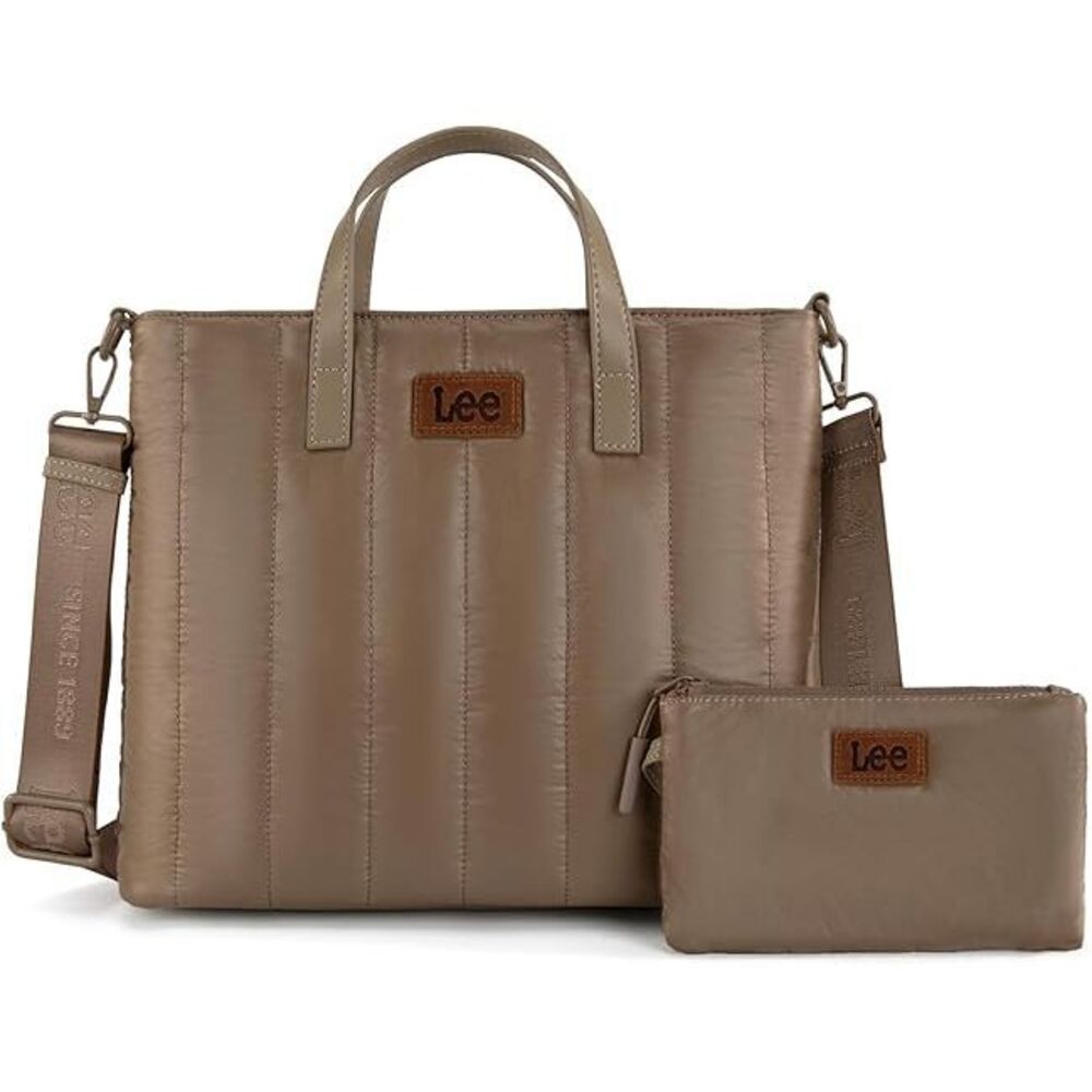 3619 NWT Montana West‎ X Lee Puffer Tote Bag Khaki